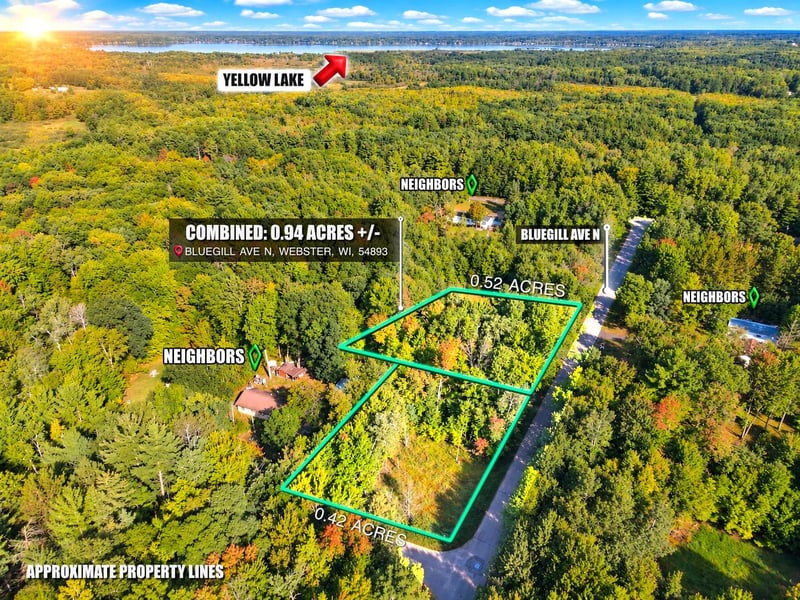 Lot 1 - 2 Bluegill Ave N, Webster, WI 54893