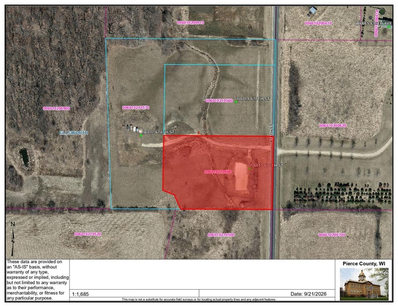 N6015 670th St, Ellsworth, WI 54011
