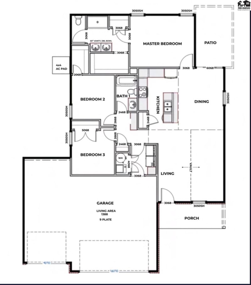 4004 Ridgewood Dr, Hutchinson, KS 67502