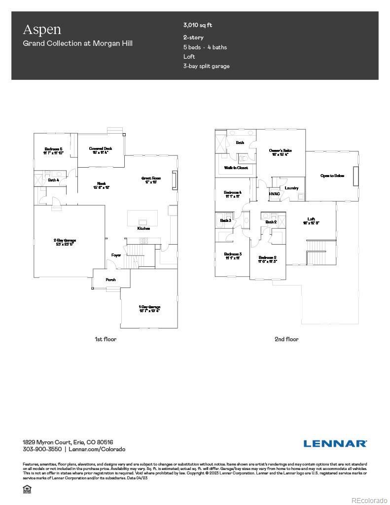 1957 Merrill Cir W, Erie, CO 80516