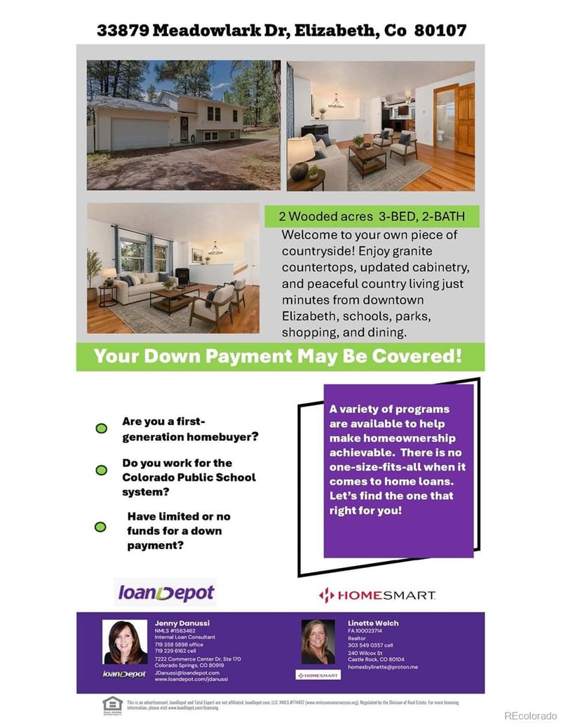 33879 Meadowlark Dr, Elizabeth, CO 80107