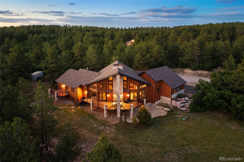 9676 S Perry Park Rd, Larkspur, CO 80118