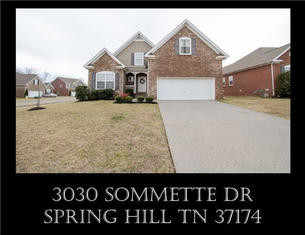 3030 Sommette Dr, Spring Hill, TN 37174