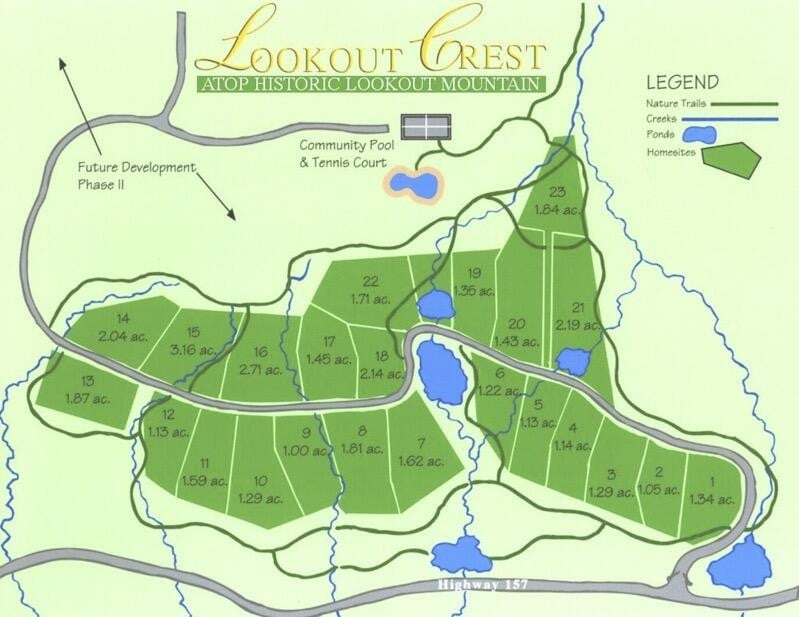 0 Lookout Crest Ln Lot 1, Lookout Mountain, GA 30750