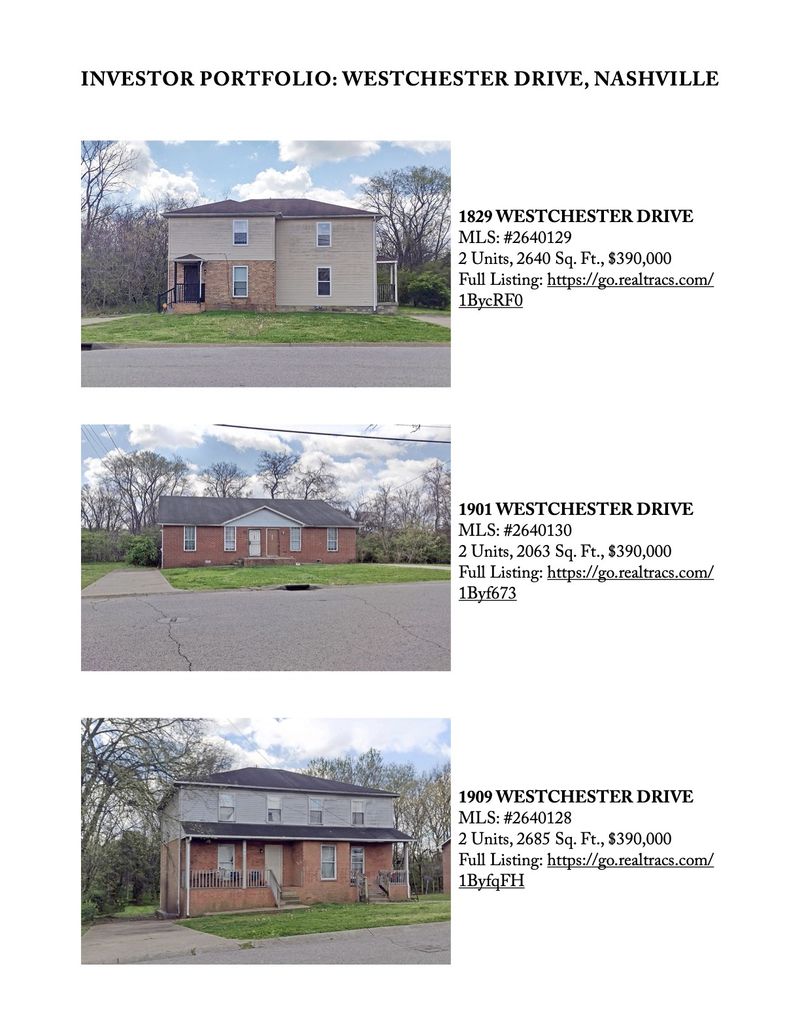 1901 Westchester Dr, Nashville, TN 37207