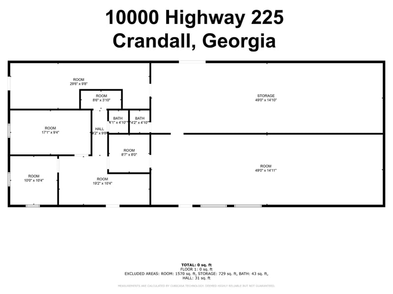 10000 N Highway 225, Crandall, GA 30711