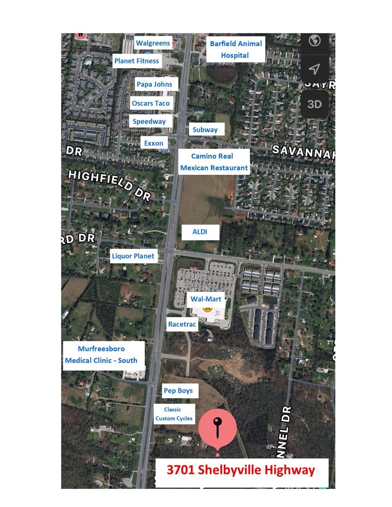 3701 Shelbyville Hwy, Murfreesboro, TN 37127