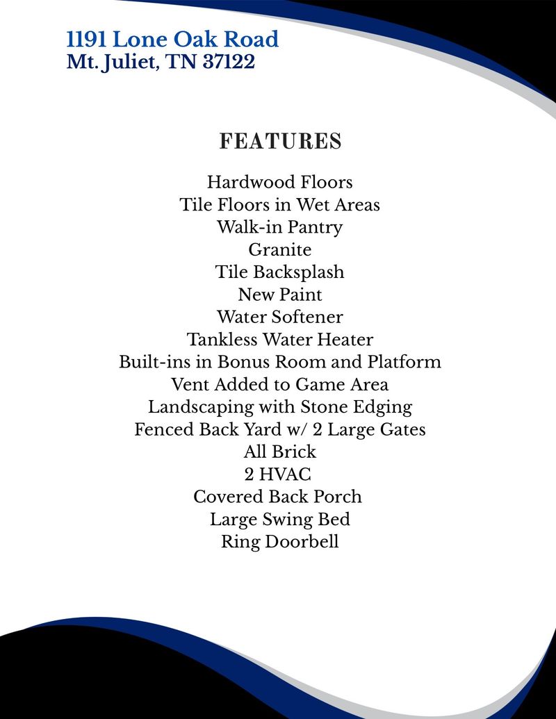 1191 Lone Oak Rd, Mount Juliet, TN 37122