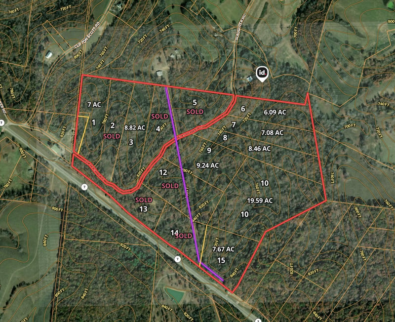7 Slaughter Rd N Lot 7 & 8, Primm Springs, TN 38476