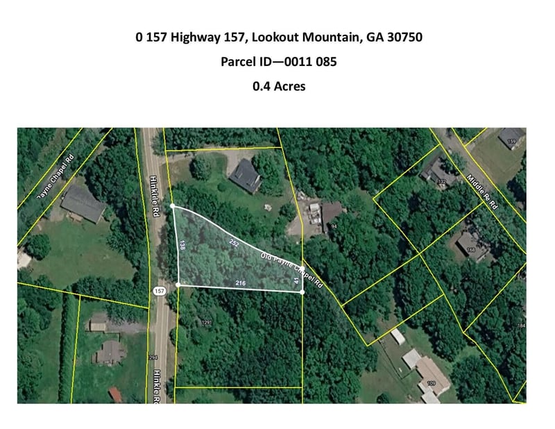 157 Highway, Lookout Mountain, GA 30750