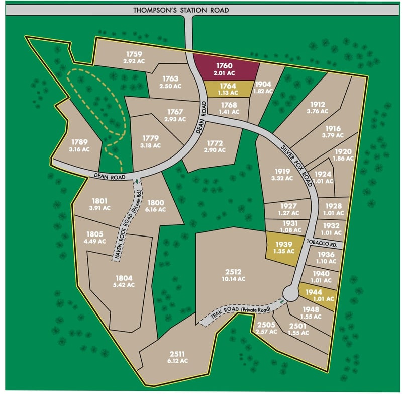 1939 Silver Fox Rd Lot 22, Thompsons Station, TN 37179
