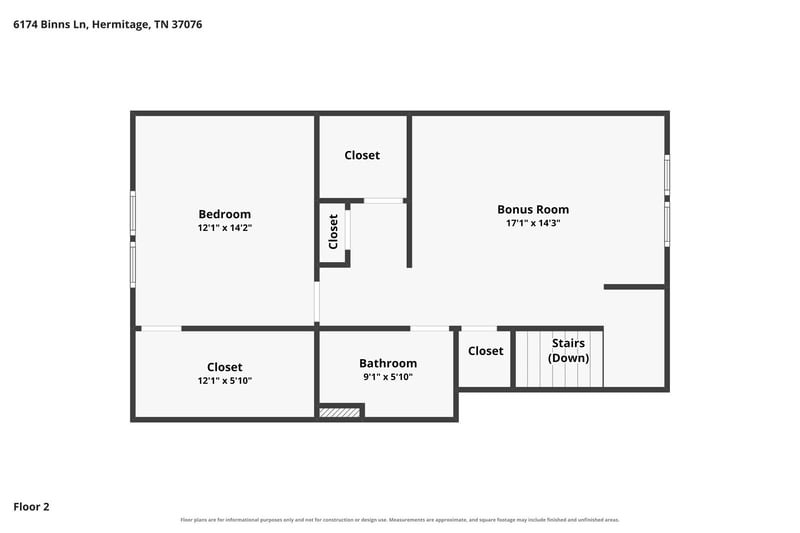 6174 Binns Ln, Hermitage, TN 37076
