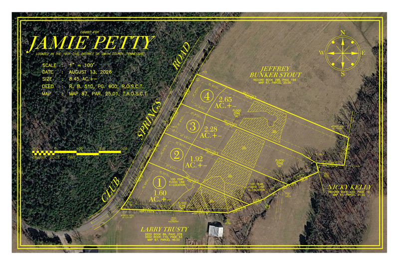 0 Club Springs Rd Lot 1-4, Buffalo Valley, TN 38548