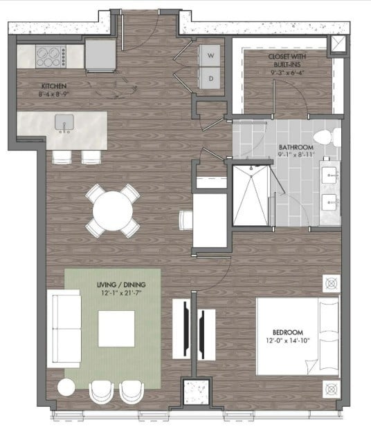 805 Church #2807, Nashville, TN 37203