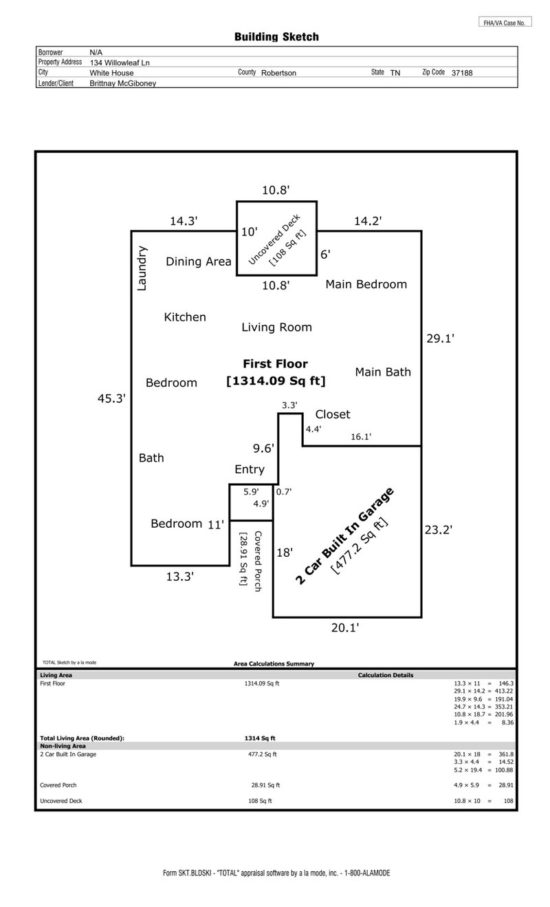 134 Willowleaf Ln, White House, TN 37188