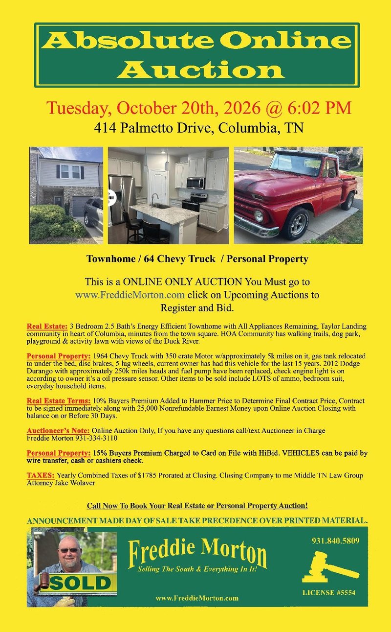 414 Palmetto Dr, Columbia, TN 38401