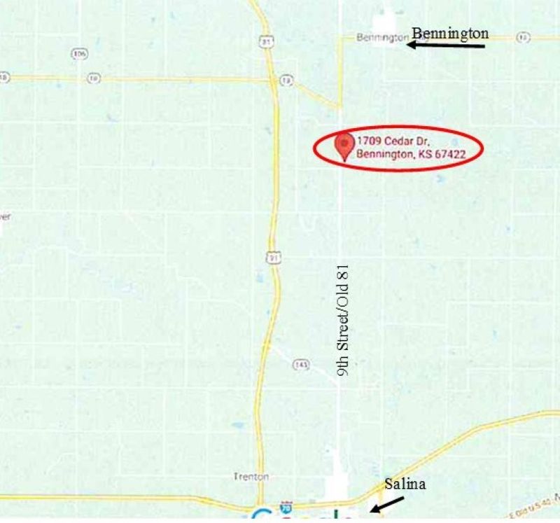 1709 Cedar Dr, Bennington, KS 67422