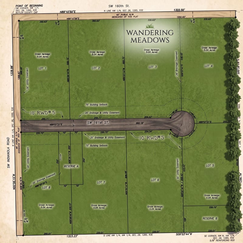 0 SW 161st St Lot 3, Rose Hill, KS 67133