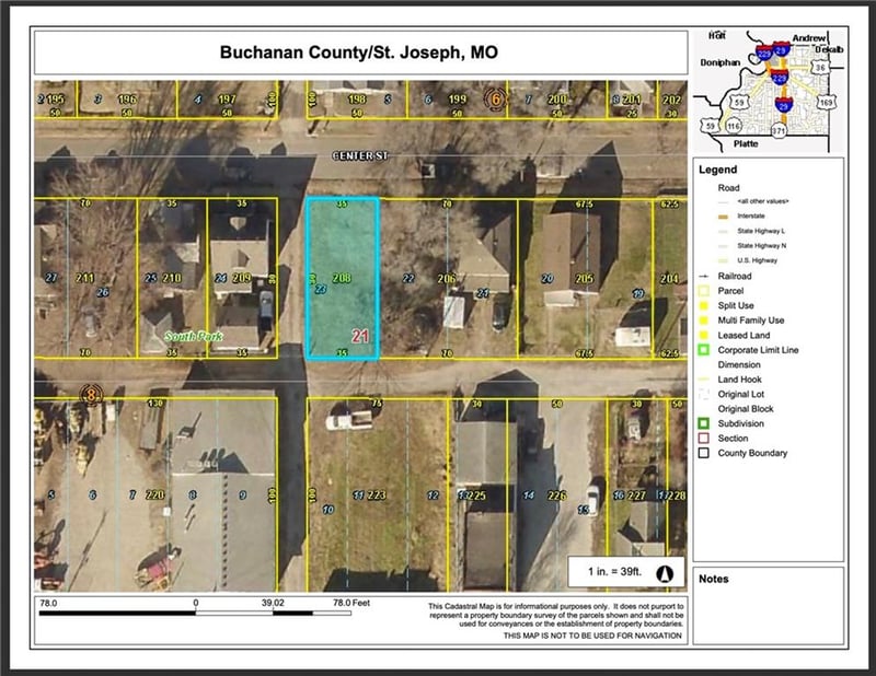 1718 Center St, St Joseph, MO 64503