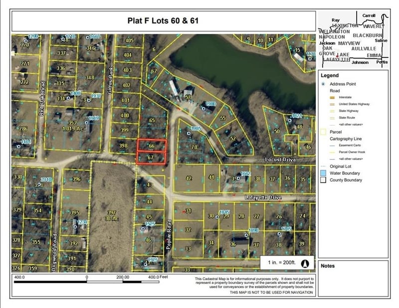 Plat F Lot 60-61 Poplar Rd, Odessa, MO 64076