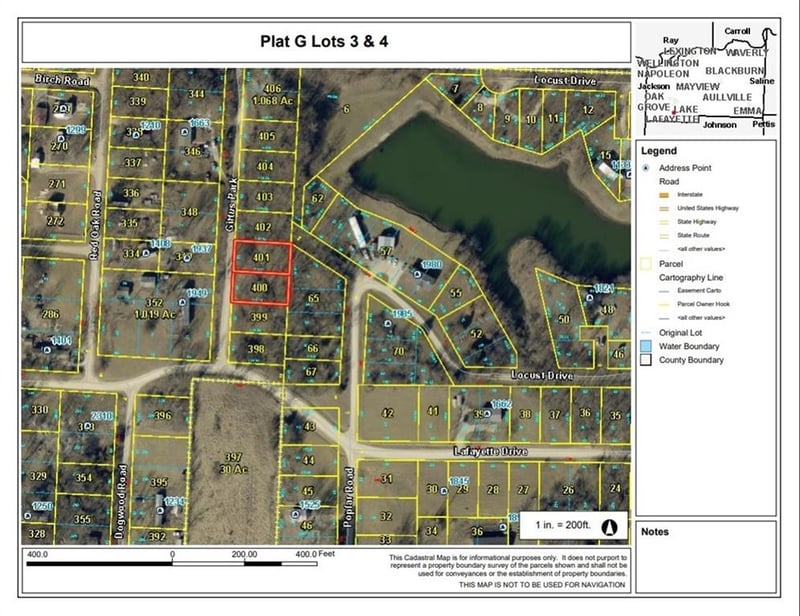 Plat G Lot 3-4 Gittus Park N/A, Odessa, MO 64076