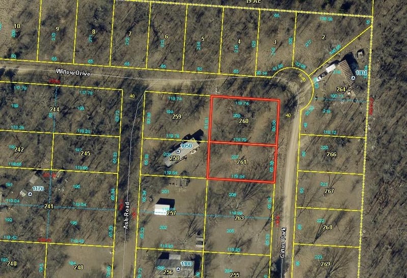 Plat H Lot 207-208 Gittus Park N/A, Odessa, MO 64076