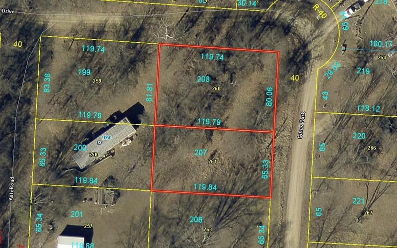 Plat H Lot 207-208 Gittus Park N/A, Odessa, MO 64076