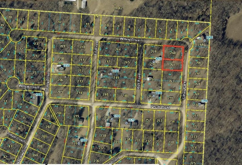 Plat H Lot 207-208 Gittus Park N/A, Odessa, MO 64076