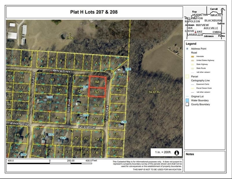 Plat H Lot 207-208 Gittus Park N/A, Odessa, MO 64076