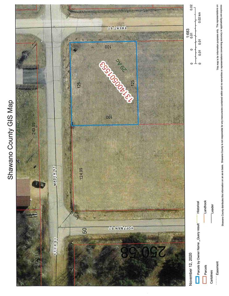 Mader St, Gresham, WI 54128-0000