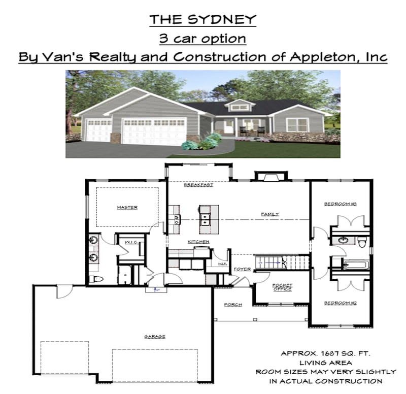 W6542 Breezy Way, Appleton, WI 54915