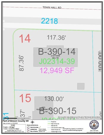 2218 Town Hall Rd, Green Bay, WI 54311-6330
