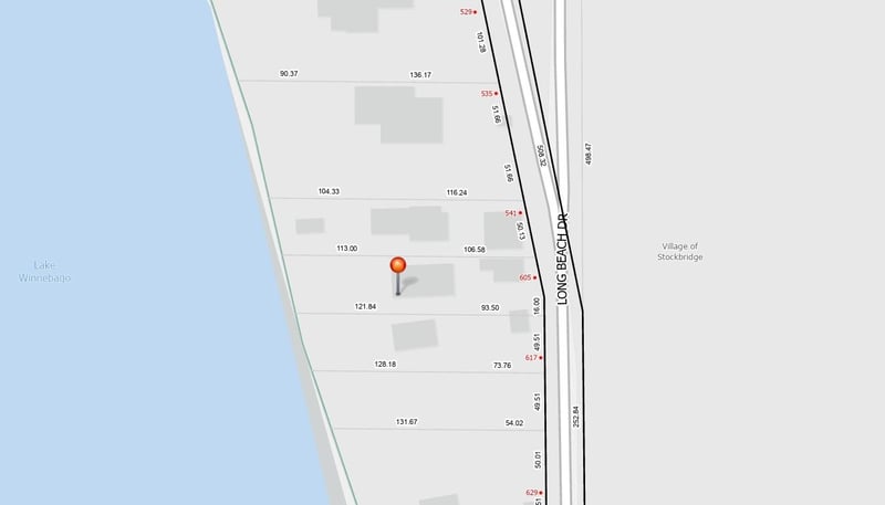 605 Long Beach Dr, Chilton, WI 53014