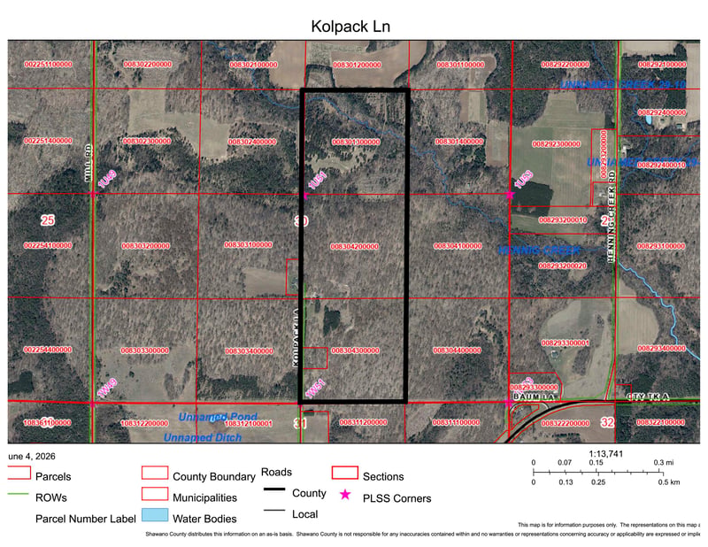 N7794 Kolpack Ln, Bowler, WI 54416