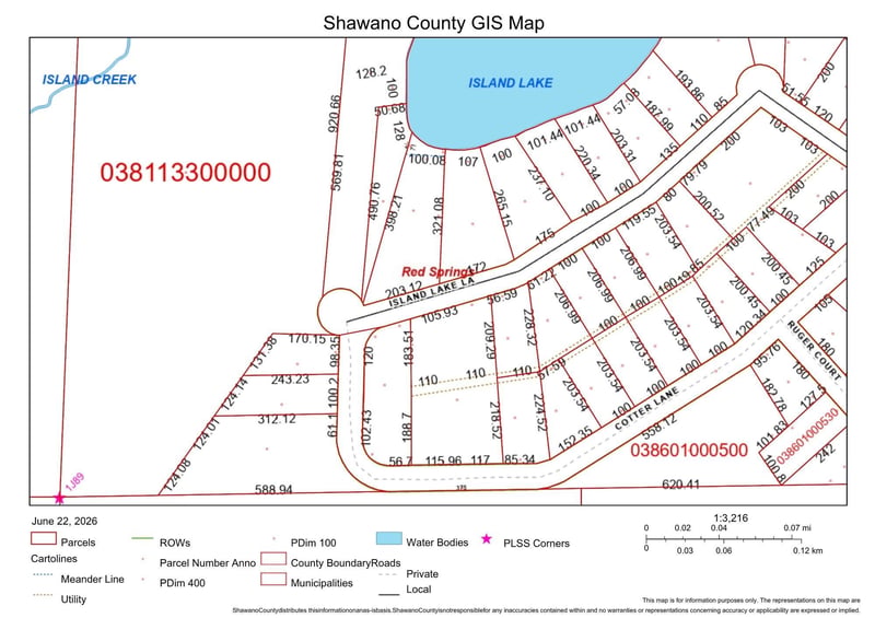 Island Lake Ln, Gresham, WI 54128