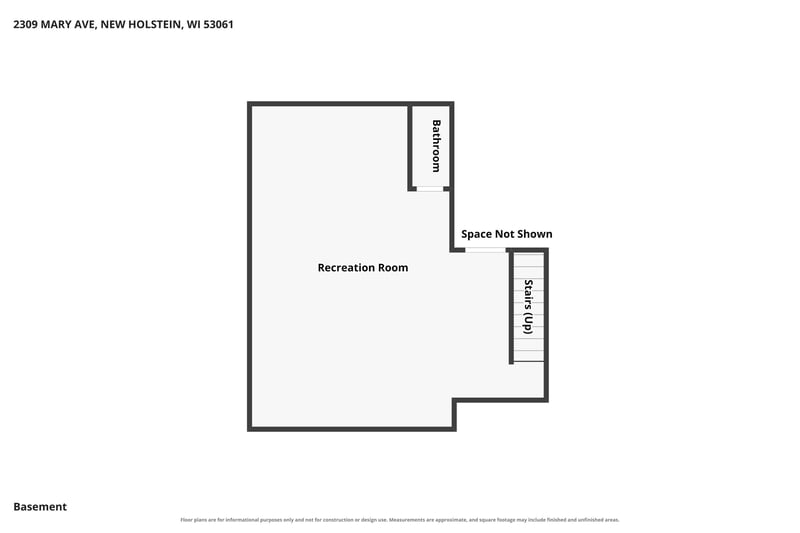 2309 Mary Ave, New Holstein, WI 53061-1242