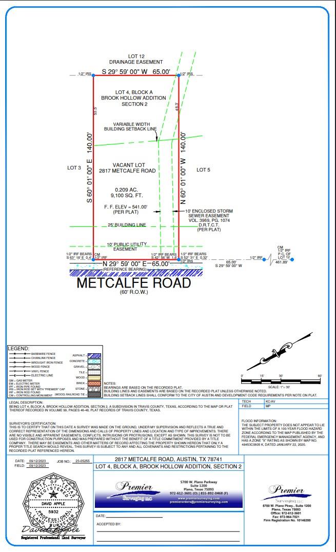 2817 Metcalfe RD, Austin, TX 78741