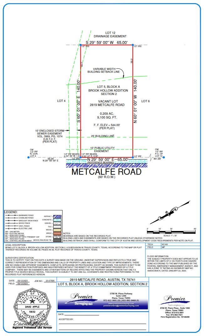 2819 Metcalfe RD, Austin, TX 78741