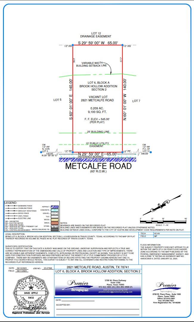 2821 Metcalfe RD, Austin, TX 78741
