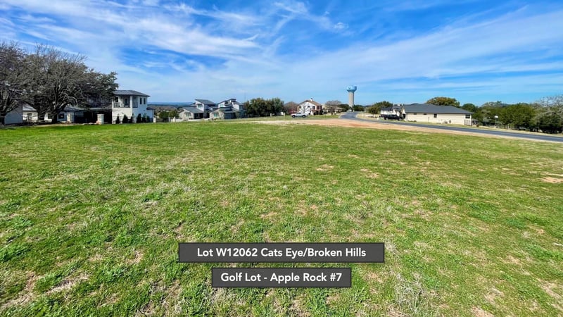 Lot W12062 Cats Eye/broken Hills, Horseshoe Bay, TX 78657