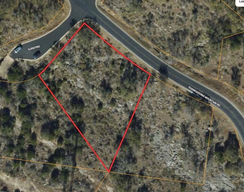 TBD Lot 37054 Thanksgiving Mountain RD, Horseshoe Bay, TX 78657
