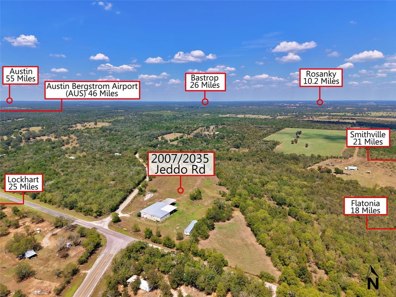 2007 and 2035 Jeddo RD, Rosanky, TX 78953