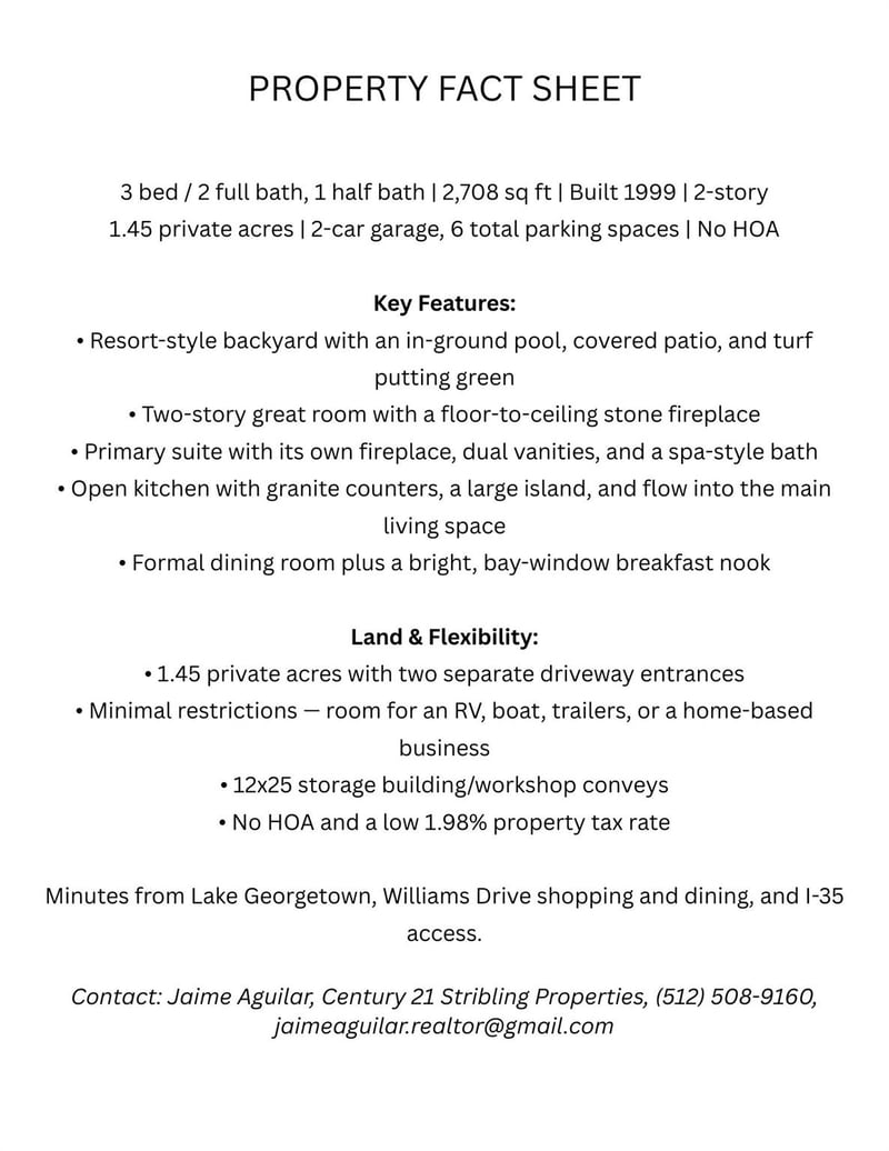 101 Landons Way, Georgetown, TX 78633