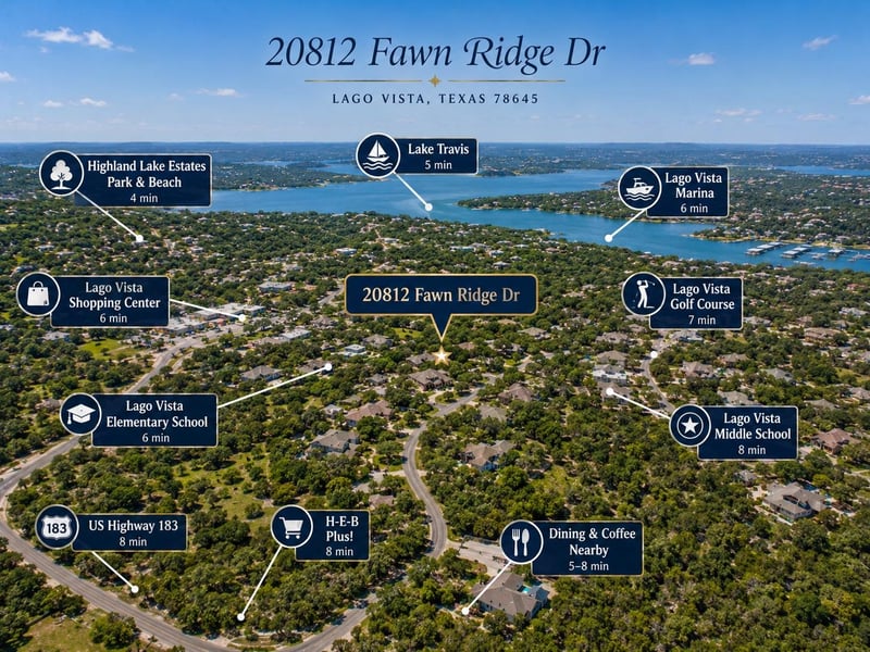 20812 Fawn Ridge DR, Lago Vista, TX 78645