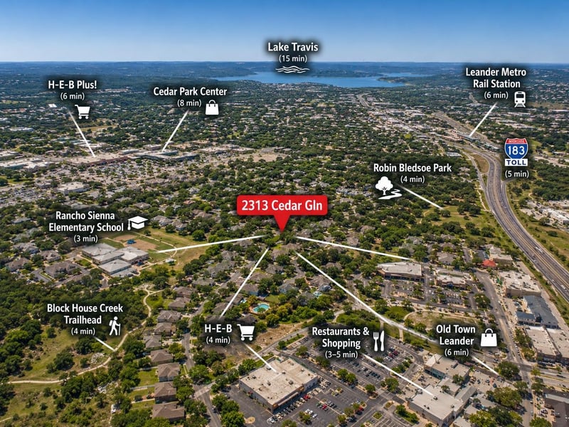 2313 Cedar GLN, Leander, TX 78645