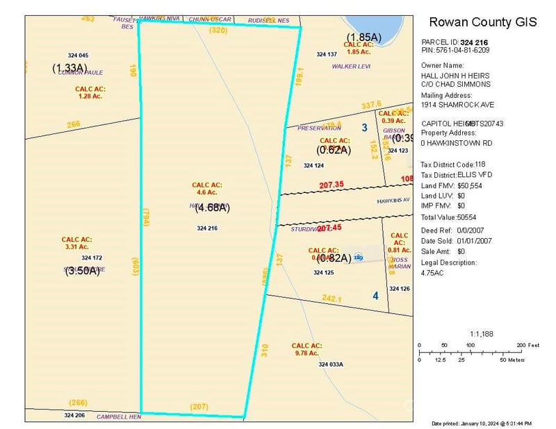 Hawkinstown Rd, Salisbury, NC 28144