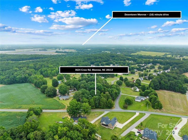 3624 Crow Rd, Monroe, NC 28112