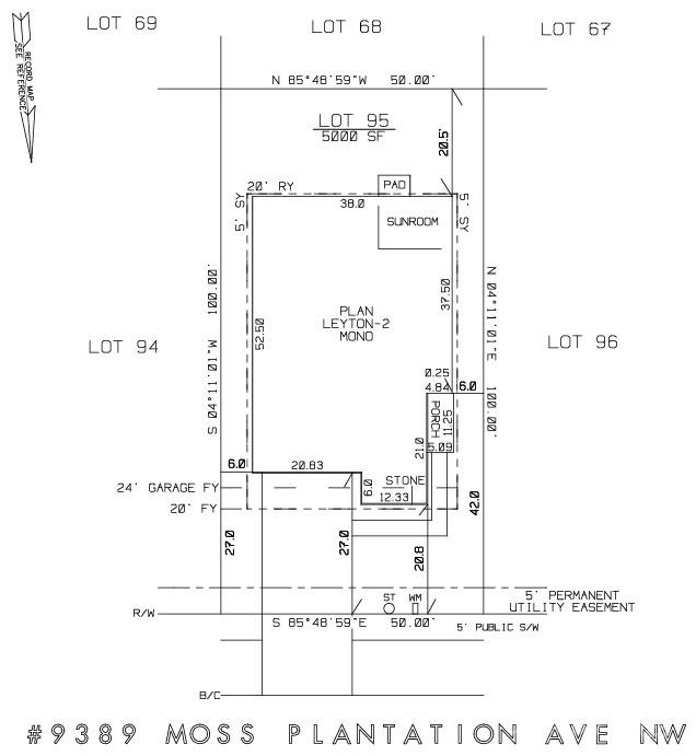9389 Moss Plantation Ave, Concord, NC 28027