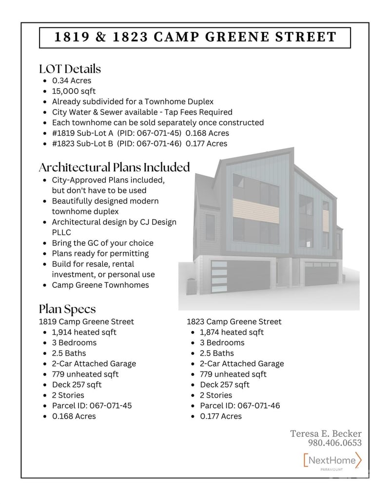1819 - 1823 Camp Greene St, Charlotte, NC 28208