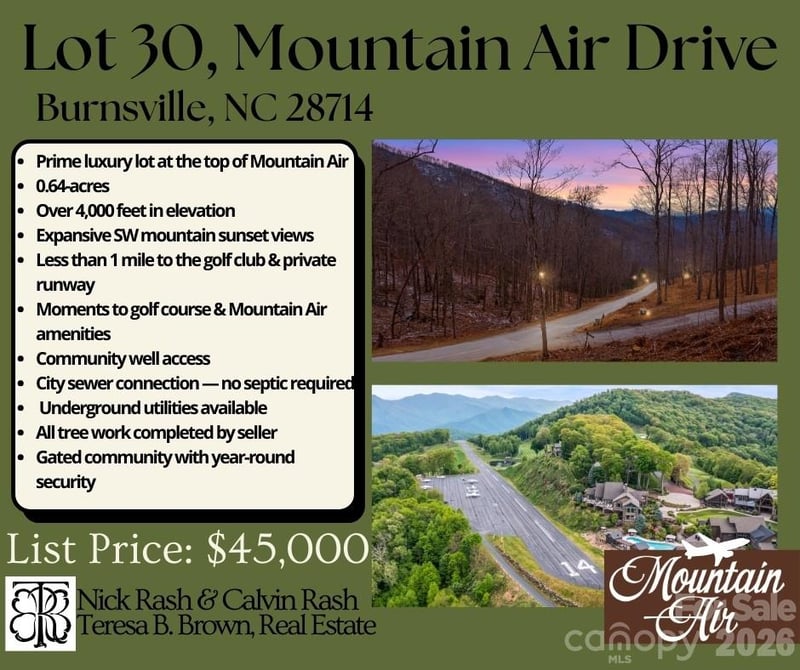 Lot 30 Mountain Air Dr, Burnsville, NC 28714